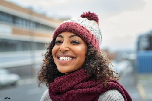 Girl smiling 