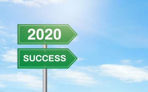 2020 success sign